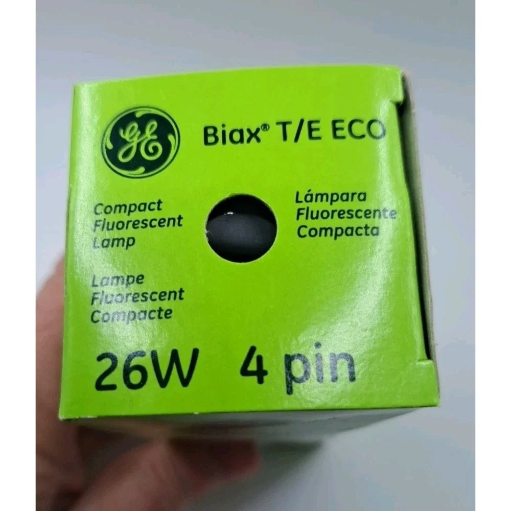 GE F26TBX/827/A/ECO 4Pin Compact Fluorescent Lamp 26 Watt Biax CASE OF 10!